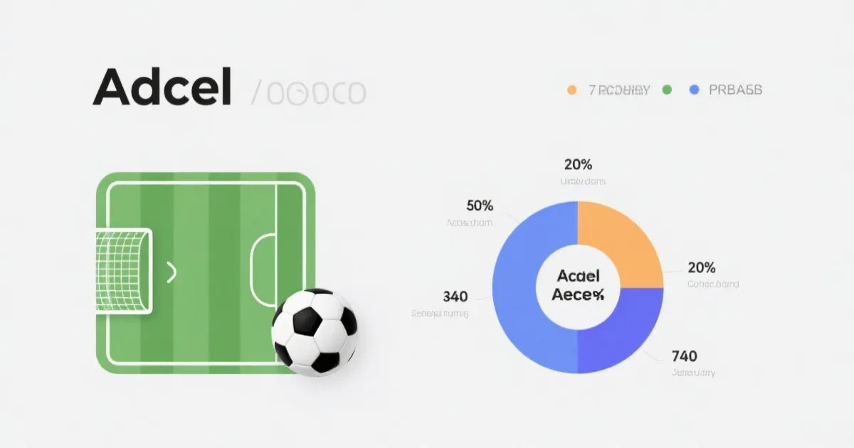 角球与进球统计的概念信息图